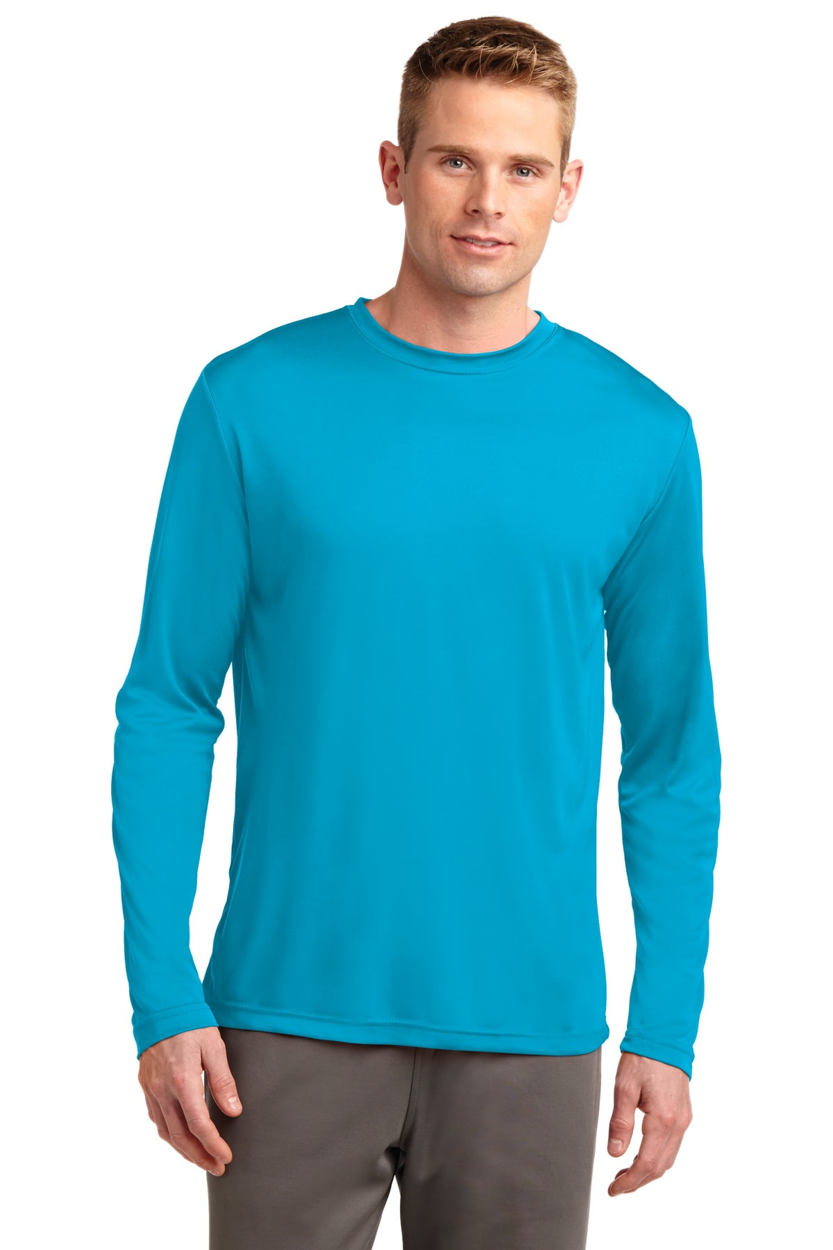 Gildan Adult Long Sleeve Pocket T-Shirt - Sport Gray, Extra Large, Basic Workout Or Casual Tee - View #8