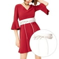 thumbnail image 2 of Ceinture Large Flexible en PU Robe d'Été en Cuir Mode Durable pour Pull, 2 of 9