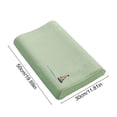 thumbnail image 3 of Weloille Summer Ice Silk Pillow Cover 1 Piece, Cooling Smooth Breathable Hidden Zipper, Moisture Wicking Soft Comfortable Pillow Protector, for Latex Memory Foam Rubber Pillow Home Bedroom Use, 3 of 6