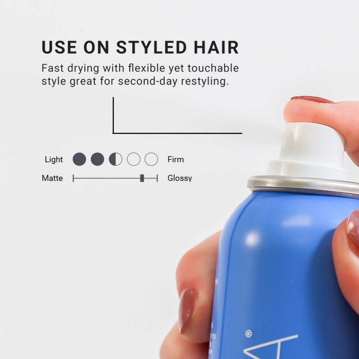 Loma Finishing Hair Spray with AloeMoist Complex, Firm Flexible Hold, Exotic Melon Scent, 9.1 fl oz