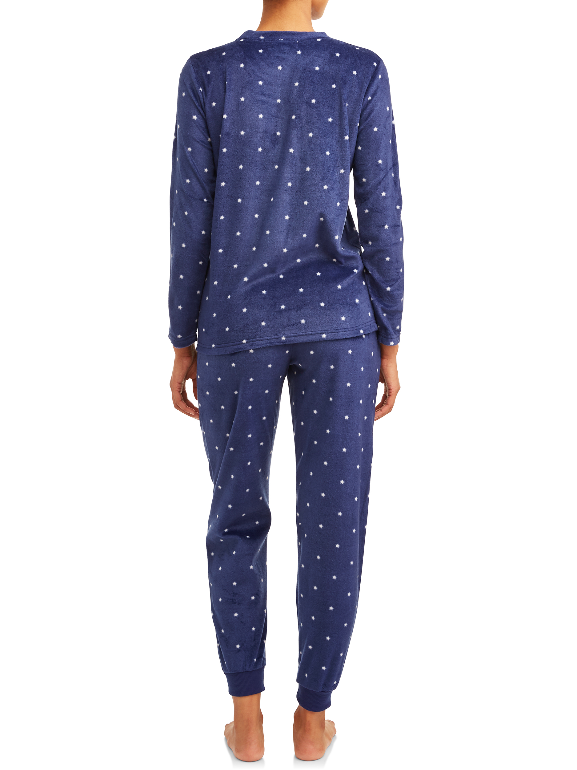 Cozy Critter Women's Super Plush Applique Character Pajama Set - image 2 of 3