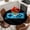 Black, variant on Blue Game Handle Round Tablecloth, Fitted Table Cover with Elastic for 36"-44" Round Tables, Video Gamer Console Earphones Black Table Cloth Outdoor Indoor Dinning Party Waterproof Tablecloths