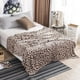 thumbnail image 4 of Mantas de franela de lana de Coral Súper suave, estampado de rayas de cebra y leopardo, colcha para sofá cama, mantas a cuadros, 4 of 4