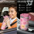 thumbnail image 6 of 1pc Heart Lover 30oz Tumbler with Straw & Handle - Insulated Stainless Steel Cup | Holiday Gift for Man Women (Christmas, Valentine's, Birthday), 6 of 7