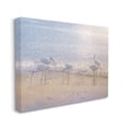 thumbnail image 2 of Stupell Seaside Waves Bird Flock Grazing Landscape Painting Gallery Wrapped Canvas Print Wall Art, 2 of 5