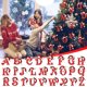 thumbnail image 1 of Adornos para árbol de Navidad con 26 letras, adornos para árbol de Navidad personalizados, adornos navideños para hacer tú mismo, decoración navideña, decoración colgante para árbol de Akmoler, 1 of 9