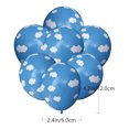 thumbnail image 4 of Shisuyan Balloons Blue 50Pcs 4.7X2.4In, 4 of 9