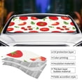 thumbnail image 4 of Kdxio Fresh Red Tomato Print Front Windshield Sun Shade,Folding Auto Sunshade for Car Truck SUV-Medium, 4 of 7