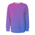 thumbnail image 2 of Vedolay Tops for Women Women's Fall Fashion Sweatshirt Long Sleeve Pullover Casual Top,Purple S, 2 of 4