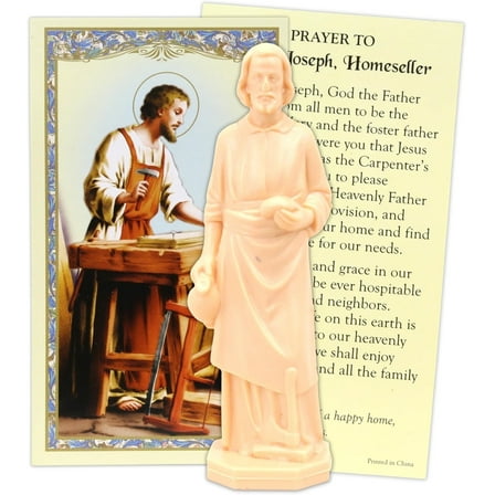 Saint Joseph Statue Home Seller Kit, Religious Gifts, 3.25 Inch