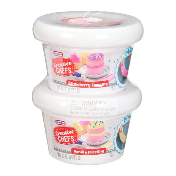 Creative Chefs Frosting 2 pack with Make-It Mix Play Sand, Ages 3 