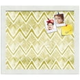 thumbnail image 2 of PinPix 14x12 Custom Cork Bulletin Board Bohemian Peaks Gold Poster Board Has a Fabric Style Canvas Finish, Framed in Bohemian Peaks Gold, by ArtToFrames (PinPix-1590), 2 of 5