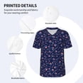 thumbnail image 3 of KLL Bone And Star For American for Men's Baseball Shirts,Short Sleeve Casual Shirts Button Down Shirt for Men Beach Summer Wedding Shirt-3X-Large, 3 of 7