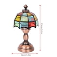 thumbnail image 2 of Domqga Doll House LED Lamp, Mini Doll House Lamp,Doll House Accessories Colorful Mini LED Lamp Simulation Ornament 1:12, 2 of 8