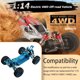 thumbnail image 5 of Bewildely 1/14 coche de Control remoto Marco de Metal modificado diferenciales mejorados pieza de repuesto montar accesorios de conjunto de automóviles Kits de construcción modelo Azul Bewildely FN010379-02, 5 of 6
