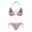 American Flag Faded Effect, variant on Back Strap Bathing Suit for Beach Spa Plus Size Design Skin Friendly and Breathable Bikini Sets, Bikini Swimsuit
