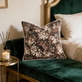thumbnail image 4 of HuiXinOu Pack Of 2 Vintage Floral Throw Pillow Covers, 18x18 Boho Rural Accent Decorative Pillowcases, Soft Fabric Square Cushion Covers for Sofa Bedroom Living Room, 4 of 6