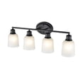 thumbnail image 4 of Amberle 4 - Light Matte Black / Black Steel Wall Sconce, 4 of 7