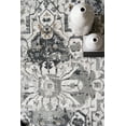 thumbnail image 2 of Designer Home Aviona Area Rug 2610 20691 Adelaide Wheat Bulbs Bordered 7' 10 x 7' 10" Round, 2 of 2