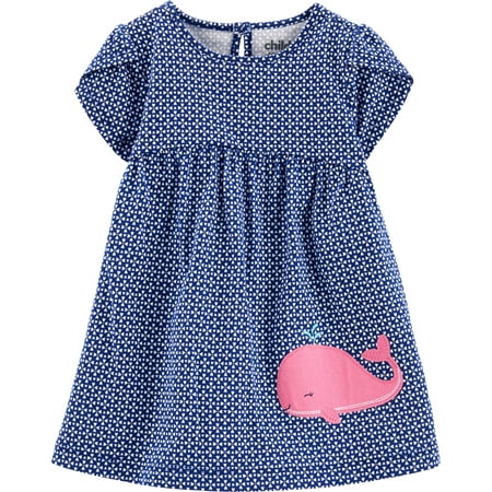 Short Sleeve Dress and Diaper Cover (Baby Girls)