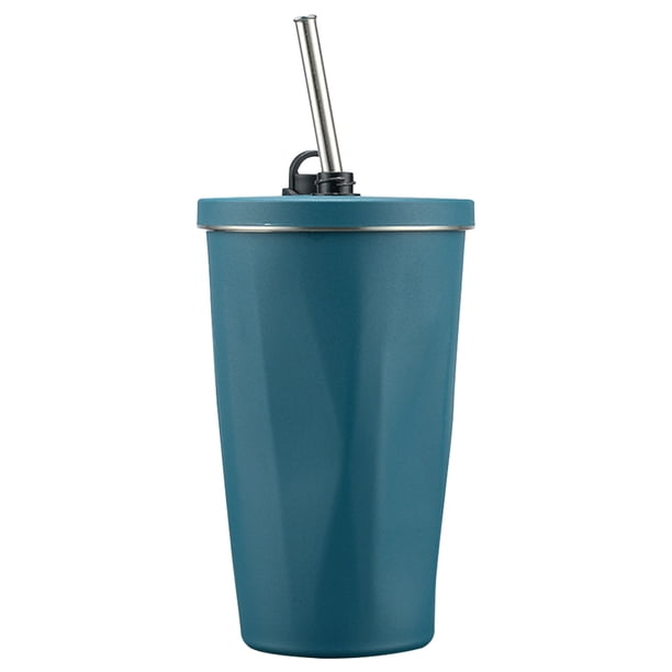 Bsvklp Frasco 600ML Térmica A Prueba Fugas para Fitness para Coche (azul)