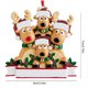 thumbnail image 4 of FLhrweasw Adornos Colgantes Resina Alce Navideño para Navidad (4 Cabezas), 4 of 9