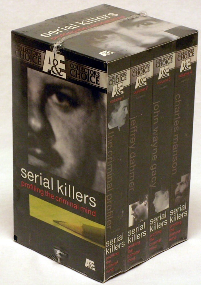 Serial Killers: Profiling Criminal Mind ~ John Wayne Gacy, Jeffrey Dahmer,  Charles Manson (Classic VHS Tapes) - Walmart.com