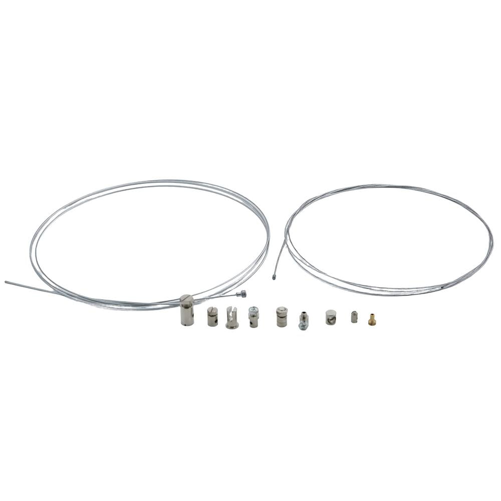 Universal Motorcycle Clutch Throttle Brake Cable Repair Kit with Nipples Universal Parts+throttle cable repair kit 