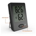 thumbnail image 1 of 2pcs Lcd Thermometer Hygrometer, Portable High Accuracy Digital Indoor Temperature Humidity (white+black) Banban, 1 of 2