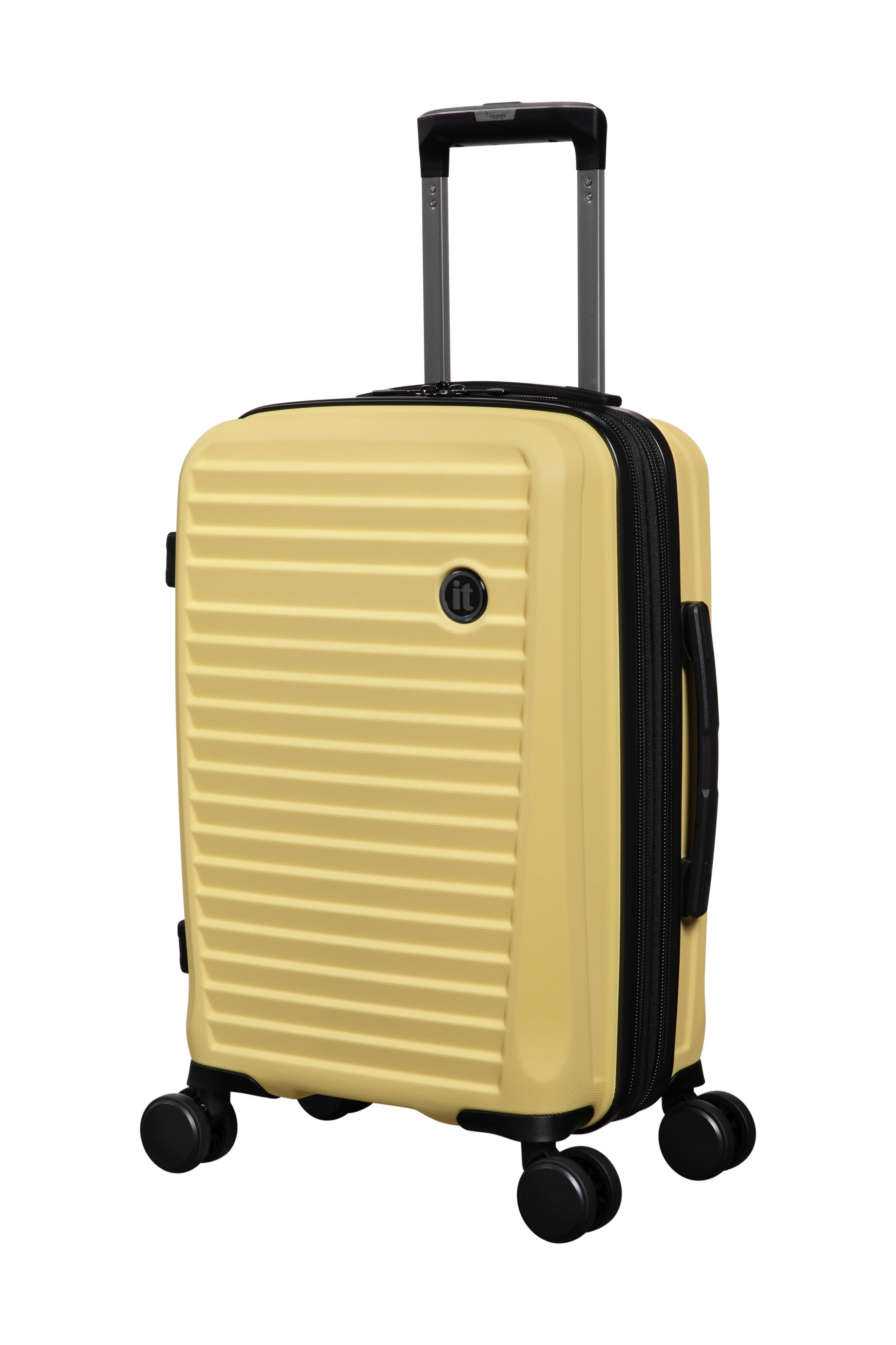 it luggage Sensational 2 Piece Hardside 8 Wheel Expandable Spinner Set, Mellow Yellow
