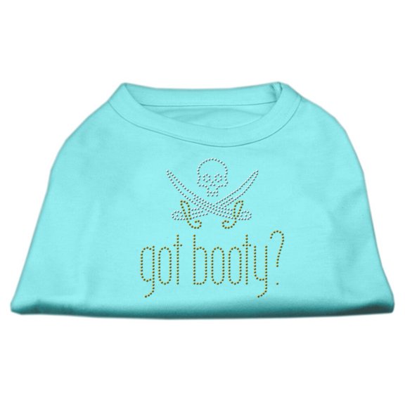 Pet Dog Cat Shirt Rhinestone, "Got Booty?"