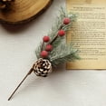 thumbnail image 7 of Hometravel Red Berry Cuttings, Artificial Fruit Sprigs for Christmas Decor, Realistic Greenery Stems for Wreath and Tree Arrangement, 7 of 7