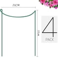 thumbnail image 2 of Paquete de 6 Estacas de Soporte para Plantas Anillo de Metal para Jardín para Peonía Tomate Rosa Vid Fácil de Usar y Almacenar ANGGREK Otros, 2 of 7