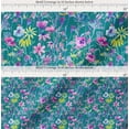thumbnail image 2 of Soimoi Cotton Poplin Fabric Flower Watercolor Print Fabric by Yard 42 Inch Wide, 2 of 7