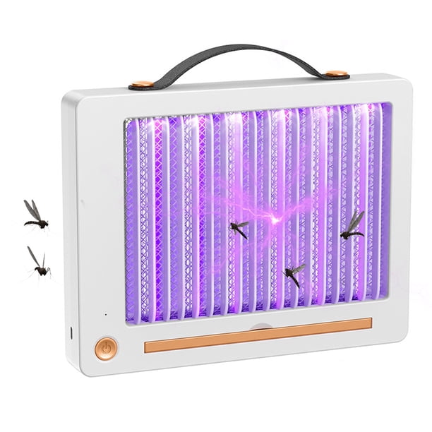 Lámpara recargable electrónica portátil para matar moscas y mosquitos, exterminador de insectos