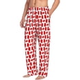 thumbnail image 6 of Gukieu Canada Print Men's Home Trousers, Elastic Drawstring Home Pajamas Clothing Suitable for Adult Men-Medium, 6 of 6