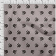 thumbnail image 4 of oneOone Polyester Spandex Black Fabric Floral Craft Projects Decor Fabric Printed By The Yard 56 Inch Wide, 4 of 4