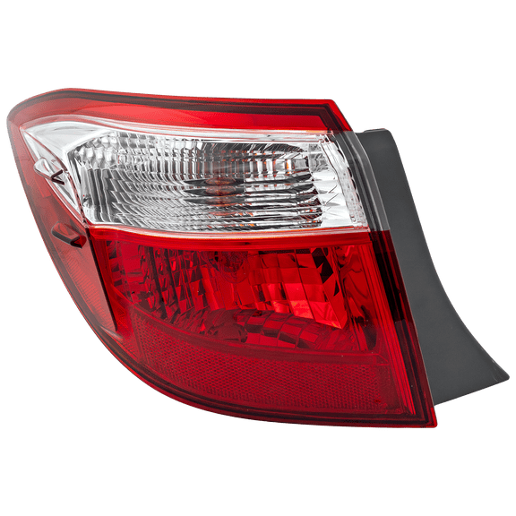 Garage-Pro Driver Side, Outer Tail Light Compatible with Toyota Corolla 2014-2016 OE Replacement, Halogen, With bulb(s)