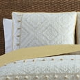 thumbnail image 5 of Design Studio Skye Tribal Gold 3-Piece Soft Microfiber Quilt Set with Tassels - Full/Queen, 5 of 5