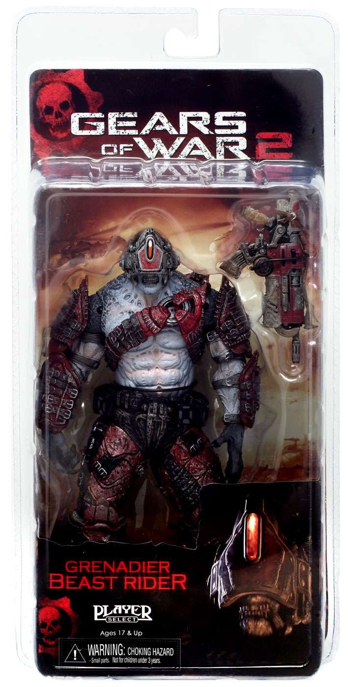 NECA Gears of War Series 5 Grenadier Beast Rider Action Figure