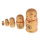 thumbnail image 1 of Juegos de 5 Pedazos Muñeca Matryoshka Rusas en Forma de Gatos Afortunados para Niños 3-5 Años Sunnimix Muñecas rusas de madera, 1 of 8