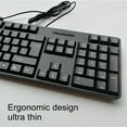 thumbnail image 4 of HEVIRGO Clavier Filaire USB Universel Multilingue Ergonomique à 104 Touches pour Ordinateur Portable PC, 4 of 10
