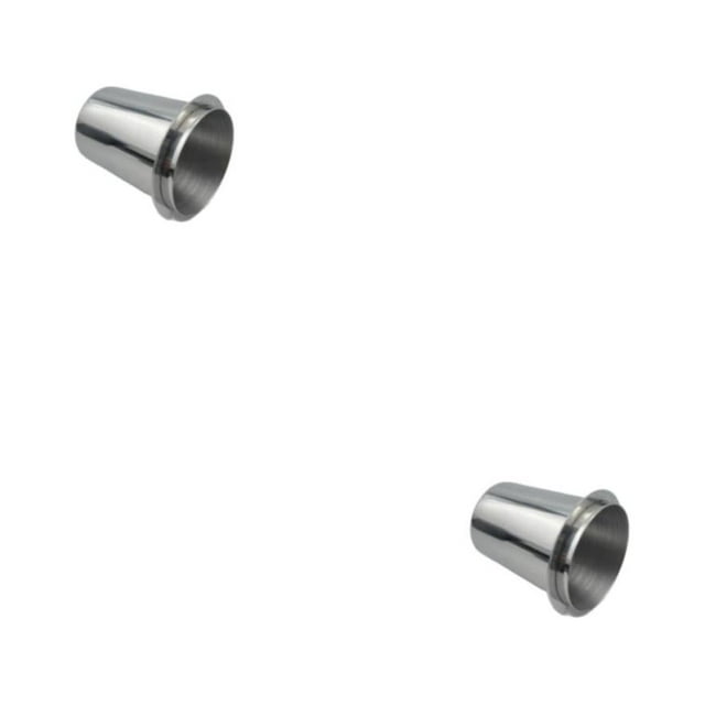 Inteprter Portafiltro de café taza dosificadora 51/53/58mm alimentador de polvo reutilizable parte Plata 53 mm 2piezas