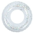 thumbnail image 1 of CIMAXIC Transparent Floating Ring Transparent Floating Sequins Safe Inflatable Adults Pool Accessory Swimming Ring PVC Water Party Accessory(Colorful/90cm),32.68"X32.68"X0.12", 1 of 4