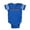 Royal Blue, variant on CafePress - Miss Rbw Txt - Cute Infant Baby Football Bodysuit