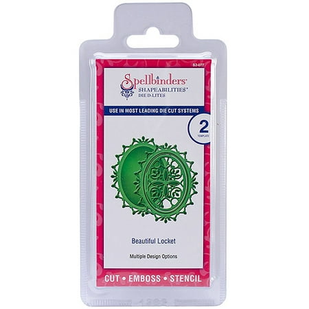 Spellbinders Shapeabilities Die D-Lites, Beautiful Locket