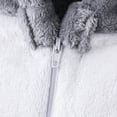 thumbnail image 7 of Unisex Kids Bunny Outfit Soft Performance Dress Up Party Jumpsuit Hooded Long Sleeve Full Length Soft Grey 3 Years-4 Years, 7 of 7