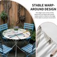 thumbnail image 2 of Dragonfly Round Tablecloth for 36-44 Inch Tables, Fitted Table Cover with Elastic Edge, Watercolor Colorful Nature Painting Art Waterproof Outdoor Table Cloth Protector for Patio Garden Dinner Picnic, 2 of 9