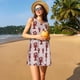 thumbnail image 3 of Fotbe Red Lobster With Claws Vestido de Verano sin Mangas para Mujer – Vestido Midi Línea A, Estilo Camiseta Floral, Vestido Playero Casual y Fluido, 3 of 7