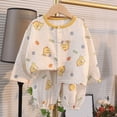 thumbnail image 2 of xaweyi Infant Toddler Baby Boy Clothes Fall Winter Outfit Long Sleeve Crewneck Sweatshirt Top Casual Pants Set,Sizes 18-24 Months, 2 of 4